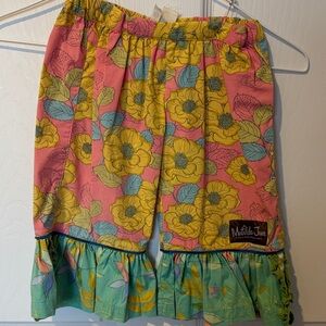 Matilda Jane Pink and Yellow Floral Skirt